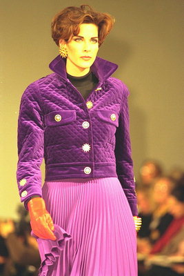 Kilt light pink and purple short jacket