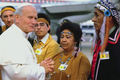 Встречя Папы с коренными жителями Америки