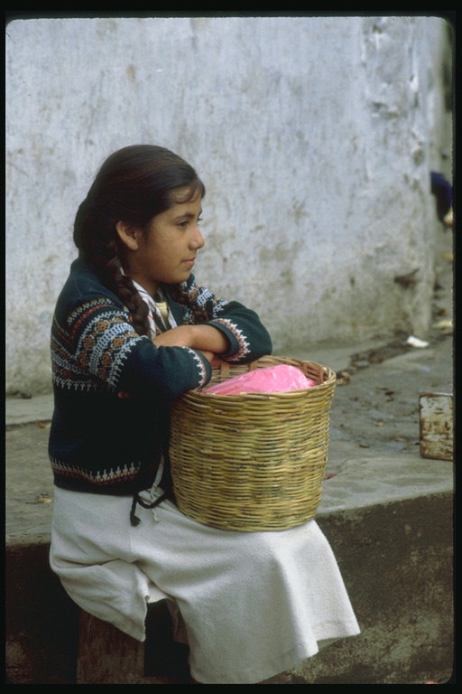 Girl with basket