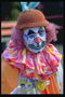 Clown on neulotut cap