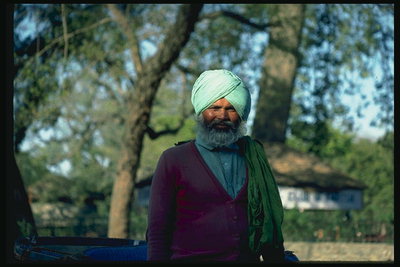 Ein Mann mit einem Turban