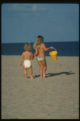 Kinderen strand