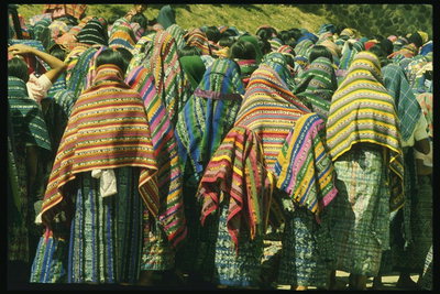 Multi-colored veil