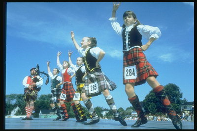 Конкурс на лучшее исполнение шотландского танца