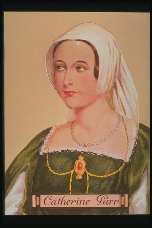 Девушка в белом чепчике. Catherine Parr