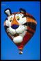 Balloon entourent la tête figure d\'un tigre