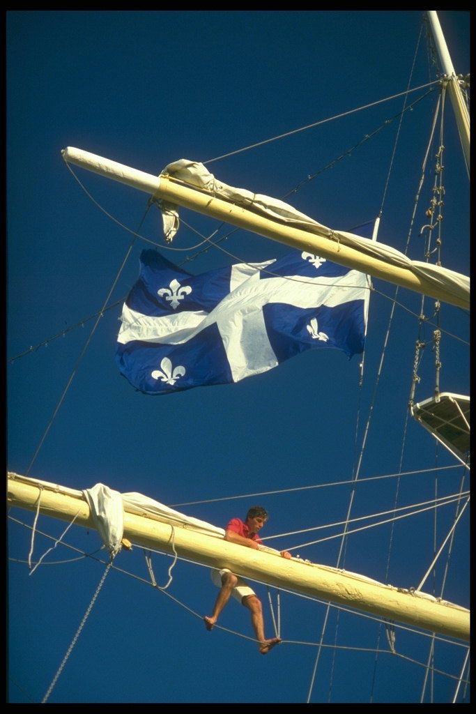 Tegnet flag indgår i den obligatoriske uddannelsesprogram for sejladsen