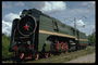 Русский электровоз с красной звездой - фирменным знаком изготовителя паровозов