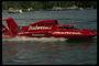 Ефективна реклама бира Budweiser марка лодки и спортни лодки