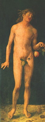 Адам з яблуком у раю