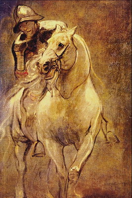 Вершник на білому коня