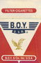 B.O.Y.- красная пачка с рисунком орла