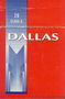 Пачка сигарет DALLAS с изображением мегаполиса
